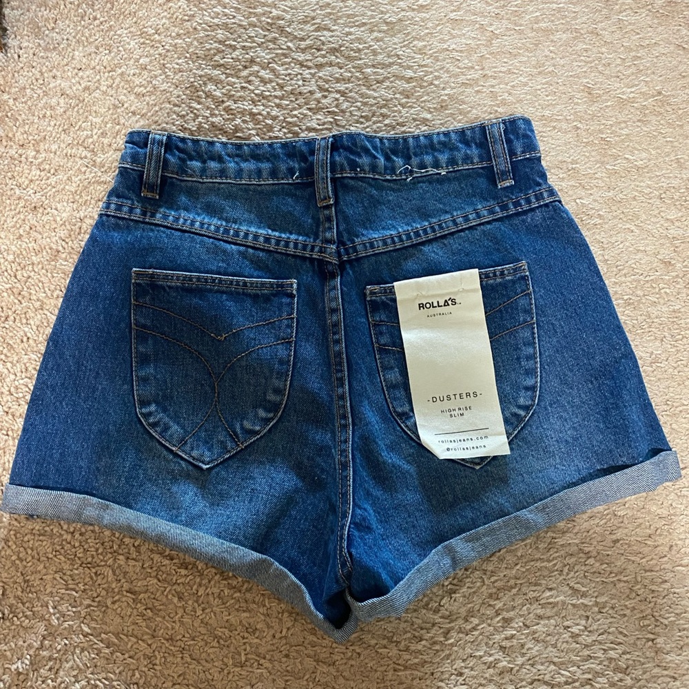 Rollas Dusters High Waisted Shorts
